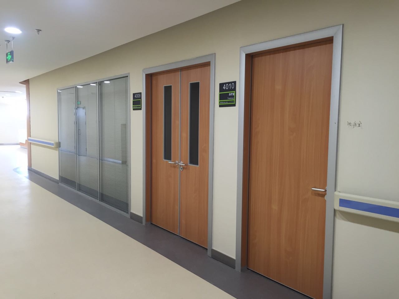 森工铝木门医院专用门百叶窗观察窗住院部病房护士室门生态复合门